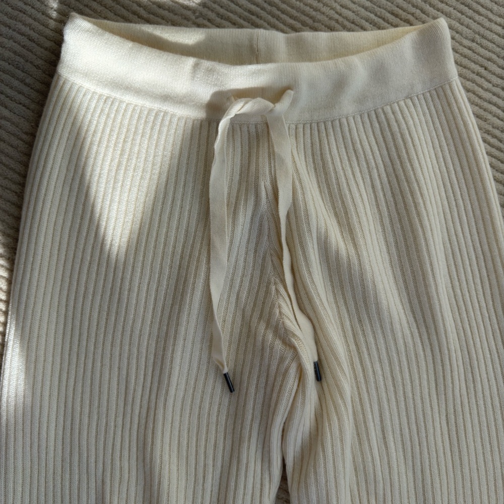 Cozy Cream Ribbed Sweater Set - Picture 5 of 6